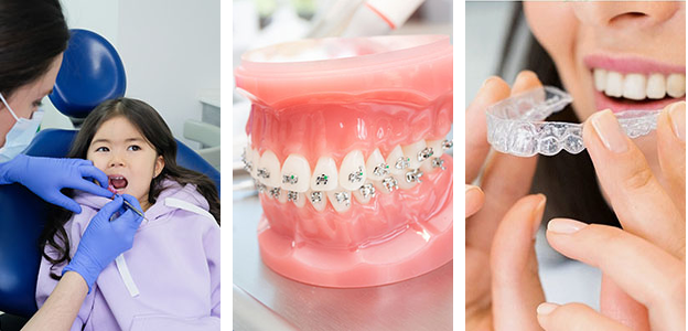 Pediatric dentistry, braces, and clear aligner treatment